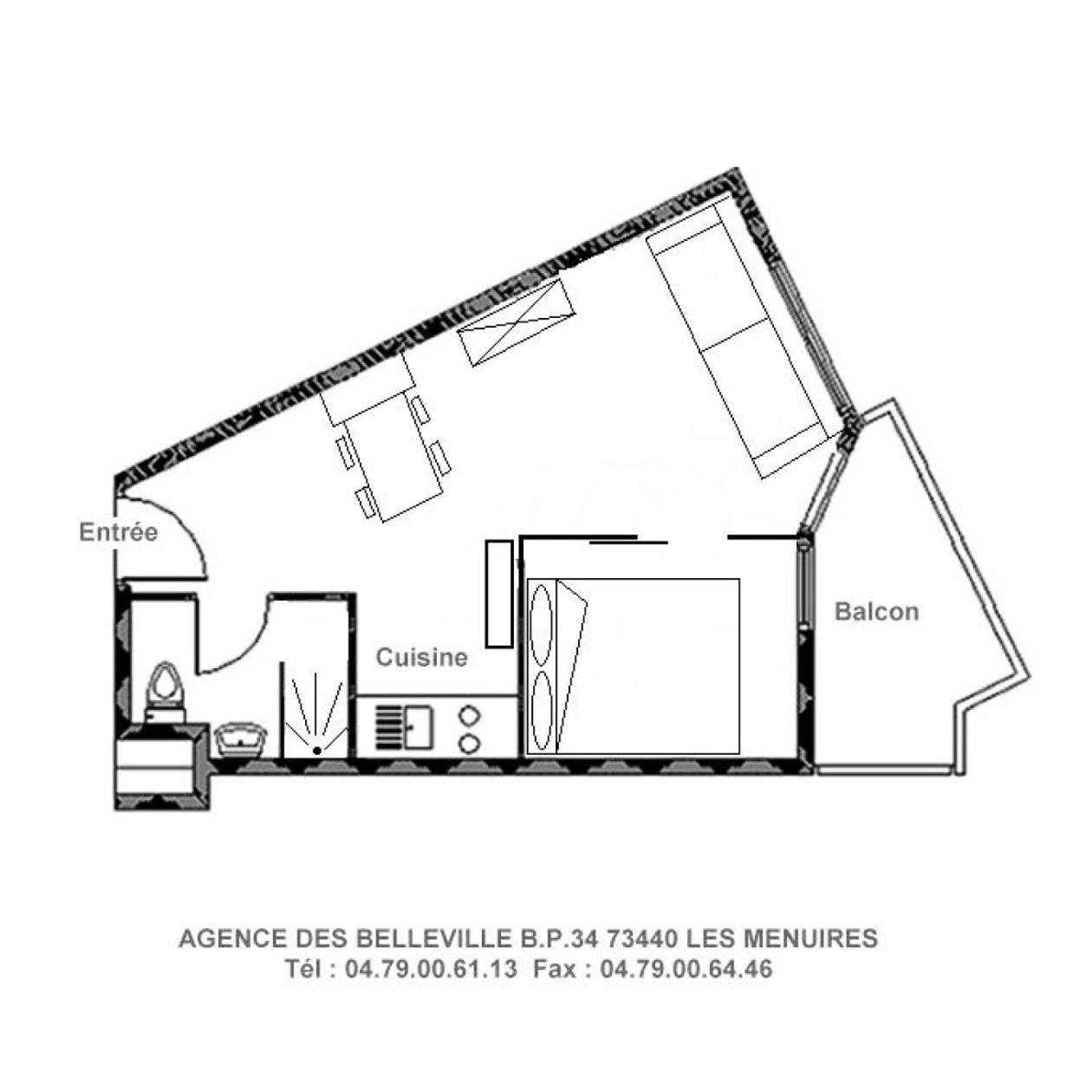 Residence Median - Appartement Confortable - Proche Des Pistes - Balcon Mae-2574 Сен-Мартен-дьо-Белвил Екстериор снимка